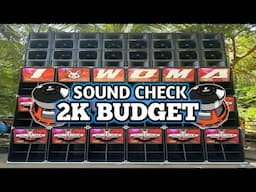 2K BUDGET SOUND CHECK | FULL KICK BASS | DJ KRAMZKIE SENTINO REMIX