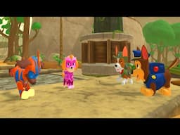 Paw Patrol Mighty Pups Save Adventure Bay - Rescue Ryder with Rocky, Skye, Marshall and Zuma