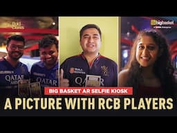 A Picture with RCB Players | Big Basket AR Selfie Kiosk | IPL 2025