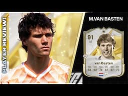 MY LAST EVER REVIEW ON YOUTUBE!!!! 91 RATED ICON MARCO VAN BASTEN REVIEW - EA FC25 ULTIMATE TEAM