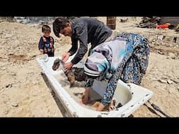 Goat Bath Day! Kamal & Halimeh Fight Off Ticks and Parasites! 🐐🛁