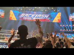 AJ STYLES "IL EST VRAIMENT PHÉNOMÉNAL" WWE BACKLASH 2024 FRANCE🇨🇵 awesome crowd