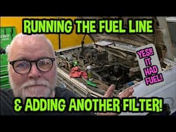 Old School Carbureted F350 Gets A Fuel Line & She Runs!!