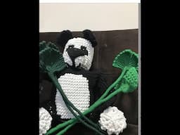 DIY Macrame 3D Panda Tutorial(Part-1): Step-by-Step Guide!!
