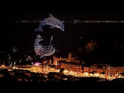 France stages a drone show ahead of UN Conference