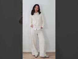 PRACTICAL WINTER WHITE OUTFIT