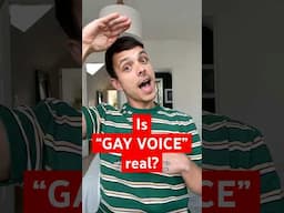 Can you tell if someone is gay from their voice?