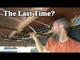 Finishing the Kitchen Plumbing - Salvaged mobile Home ReBuild