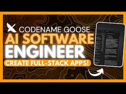 Codename Goose: Fully FREE AI Software Engineer Can DO Anything! Opensource Claude Code Alternative!