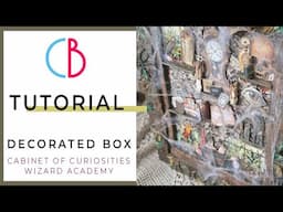 CiaoBella Cabinet of Curiosities & Wizard Academy - Decorated box by @ellsartsyworkshop