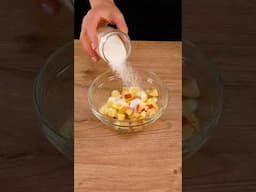 Dessert in 5 minutes! Just puff pastry and 2 apples