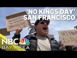 Thousands gather in San Francisco for “No Kings” protest