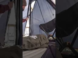 Mornings in a tent. #tent #tentcamp #camping #cold #outdoors #outside #goodmorning #fyp #morning