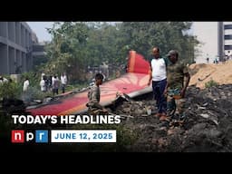 Air India Flight Crashes With More Than 240 Aboard | NPR News Now