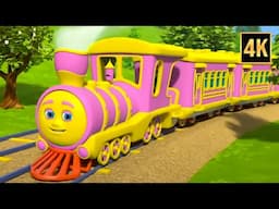 The Wheels on the Train, Taxi & More Vehicle Songs & Rhymes for Kids