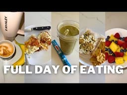 FULL DAY OF EATING & GROCERY HAUL | truly the most random & lazy full day of eating ever lol