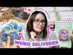 Products Arriving, Strange Delivery Problems, Shop Prep & Sick Kitty