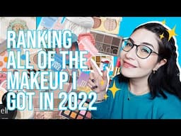 Ranking ALL of the makeup I bought in 2022