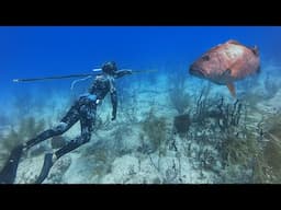 I Can’t BELIEVE IT! | My BIGGEST FISH On Polespear! | Bahamas Catch n Cook