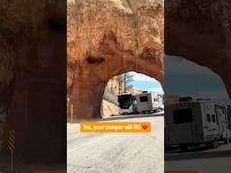 Red Canyon Tunnels in Utah! Your camper will fit! #abomadventures