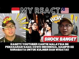 KAGET!! YOUTUBER CANTIK MALAYSIA INI PENASARAN SAMA COWO INDONESIA, MAMPIR KE SURABAYA UNTUK KULINER