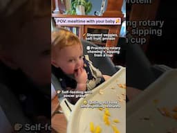 POV: Mealtime with your baby