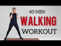 40 min Walking FAT BURN Workout for weight loss/Home workout /Camina en CASA para Bajar de Peso