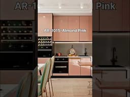 5 Acrylic Kitchen Design with color codes by @GMFurniture  #acrylickitchen