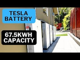 Tesla Expansion units installed. 67.5kWh capacity
