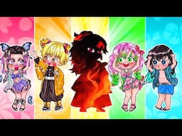 Demon Slayer Infinity Castle Arc Makeover Magic Live – Fashion & Glam! 💄👗 DIYs Paper Dolls & Crafts