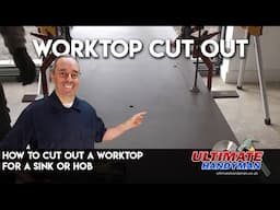 How to cut out a worktop for a sink or hob