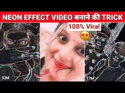 Instagram Trending Black Effect Video Editing 100% Viral🤩? Milte Najariya Ham Capcut Neon Effect