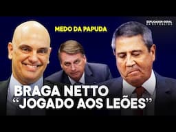 NAS MÃOS DE MORAES: BRAGA NETTO TROPEÇA NA PRÓPRIA LÍNGUA E SE AMARRA AO NAUFRÁGIO DE BOLSONARO!