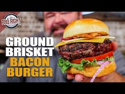 Smoked Brisket Bacon Burgers