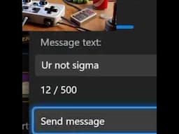 Messaging people “you aren’t sigma” 🤣 #fortnite #xbox #troll