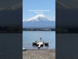 THE BEST VIEW OF MOUNT FUJI 🗻#japan #shorts #mountfuji #mountfujiview