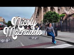 Nicoly Machado Skating in Sagrada Familia - Storm Nicoly Pro 80