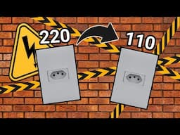 Como modificar uma tomada de 220 para 110 volts