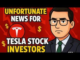 Unfortunate News for Tesla Stock Investors | TSLA Stock Analysis