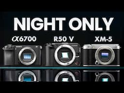 Canon R50 V vs Sony a6700 vs Fuji X-M5 - Night Only