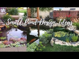 Small Pond Design Ideas: Creating a Serene Oasis in Your Garden Small Garden Pond Design Ideas