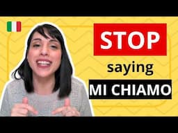EASIEST Way to Introduce Yourself in Italian | Step-by-Step Guide + Template