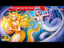 Pertarungan antara Ular Emas dan Ular Perak 🔥🐍 Dongeng Bahasa Indonesia 🌜 WOA Indonesian Fairy Tales