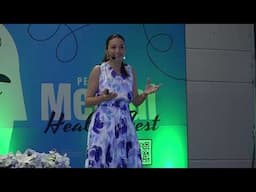 Adriana Puente en PENGUIN MENTAL HEALTH FEST.