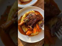 Classic lamb shanks? Absolutely 🍖 #lambshanks #dinnerideas #shorts