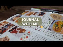 Scrapbook With Me: Family Breakfast & Thai Lunch | Traveler’s Notebook Memory Keeping