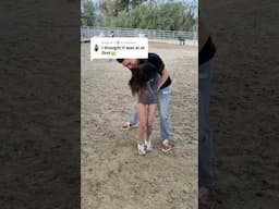 JENNIFER FALLING OFF THE HORSE WAS NOT AI…I WAS LAID OUT