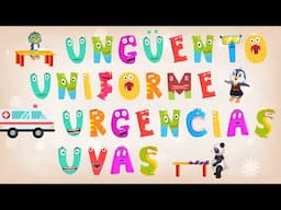 ABC Infinite Spanish Words - Lesson 22 - UNGÜENTO, UNIFORME, URGENCIAS, UVAS | Craox Technologies