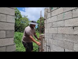 Hard work, House Project Update Lintels and Columns instalation 🇯🇲💪🏽
