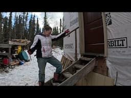 From Danger to Safety: Rebuilding Our Off-Grid Cabin's Entrance